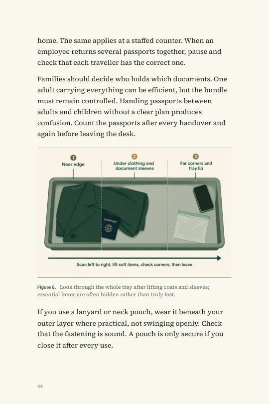 Diagram: checking the whole security tray